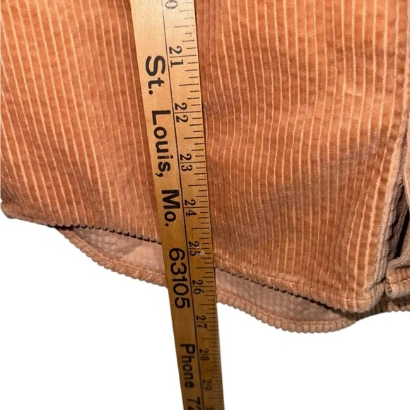 Original Use Corduroy Button Up Overshirt Tan Brown XS - Picture 5 of 9